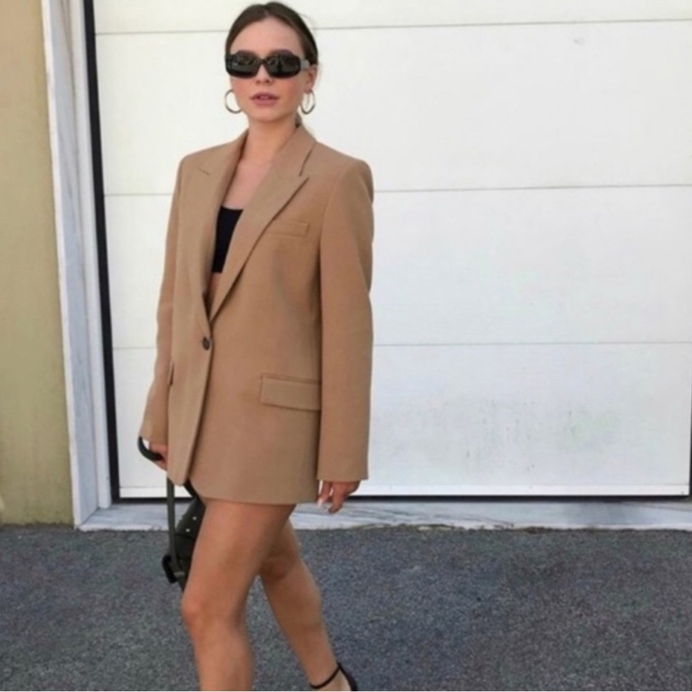 Zara camel blazer